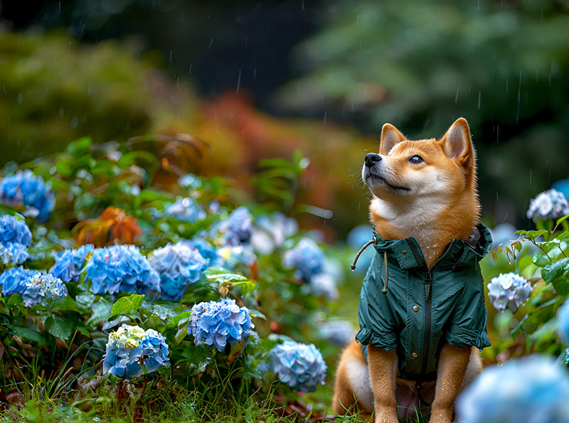 梅雨時のシニア犬の健康的な過ごし方