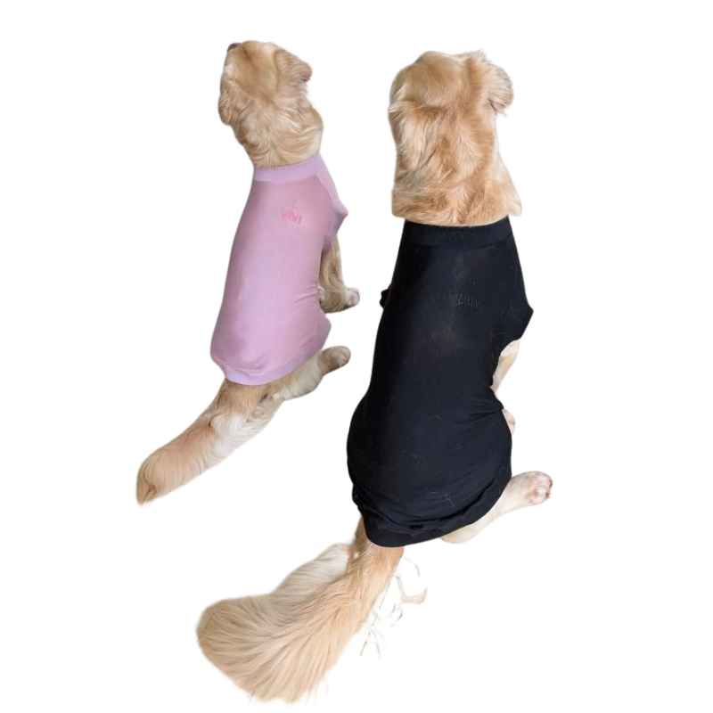 テンセル™繊維混【やさしさフィット大型犬】ウォッシャブルベア天竺_ノースリーブ 　日本製　※シーズン通年